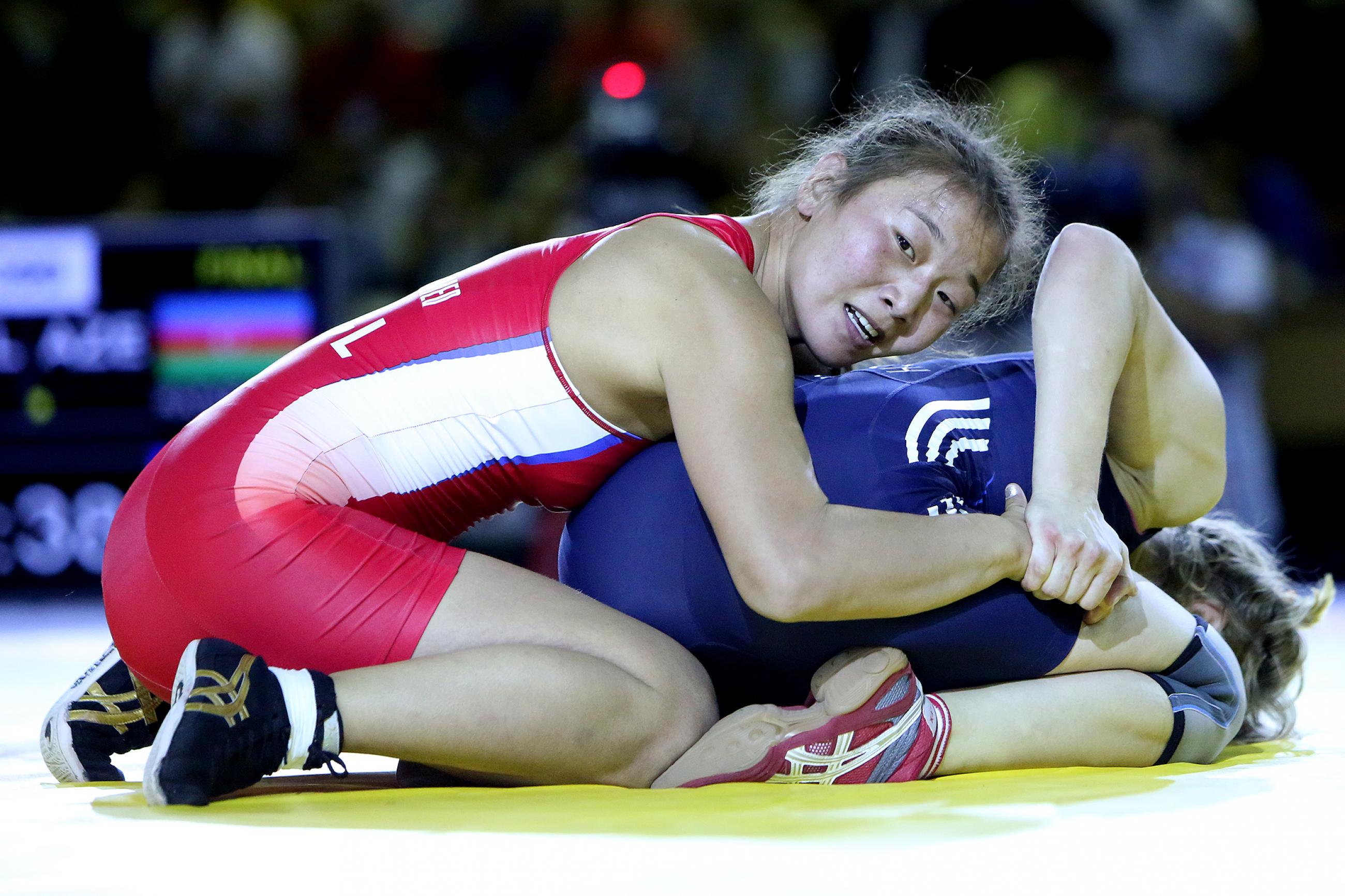 World Champs Showcase Opening Day of Asian Games Wrestling United
