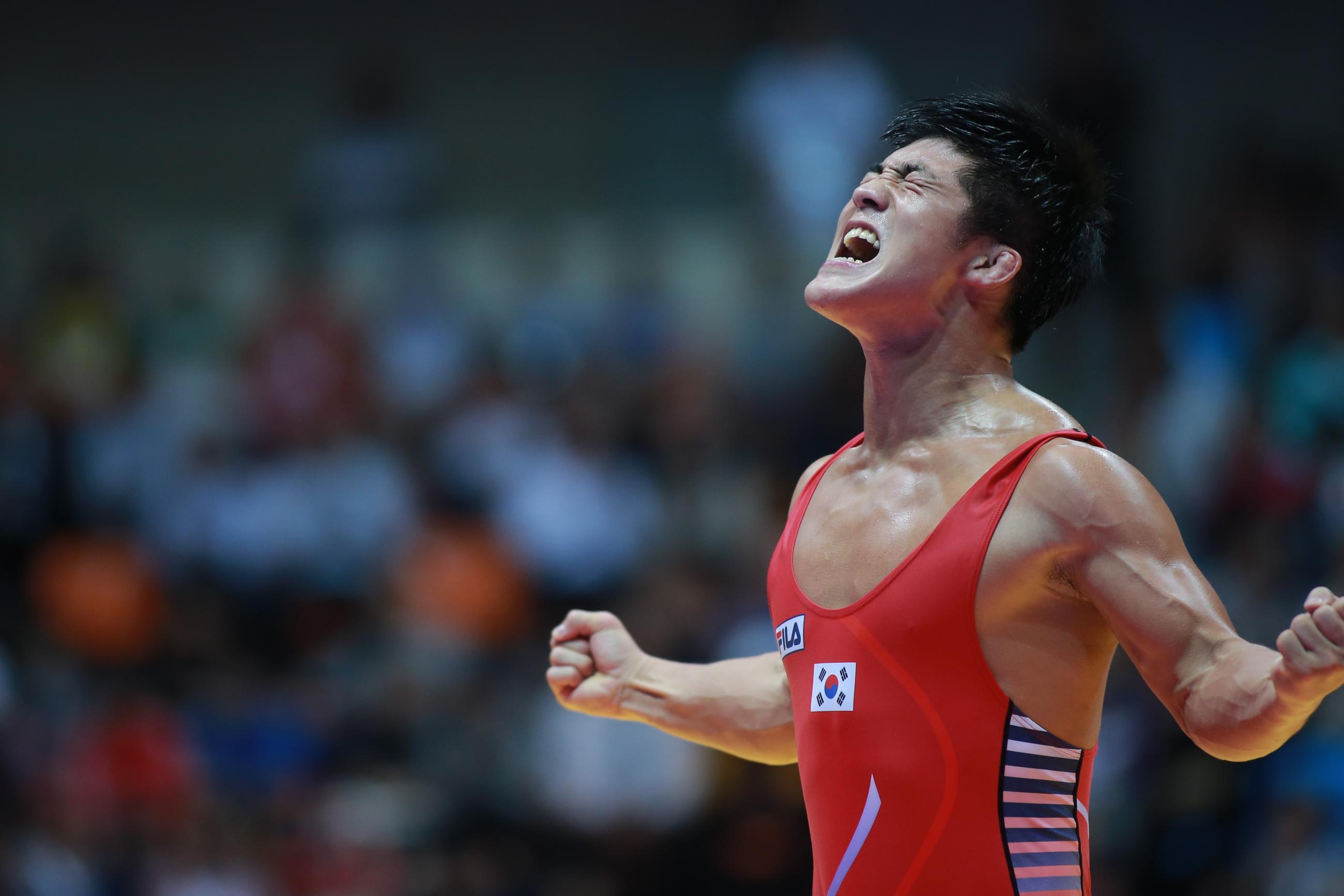 Korea Doubles Up on Gold, Silver to Close Asian Games Wrestling