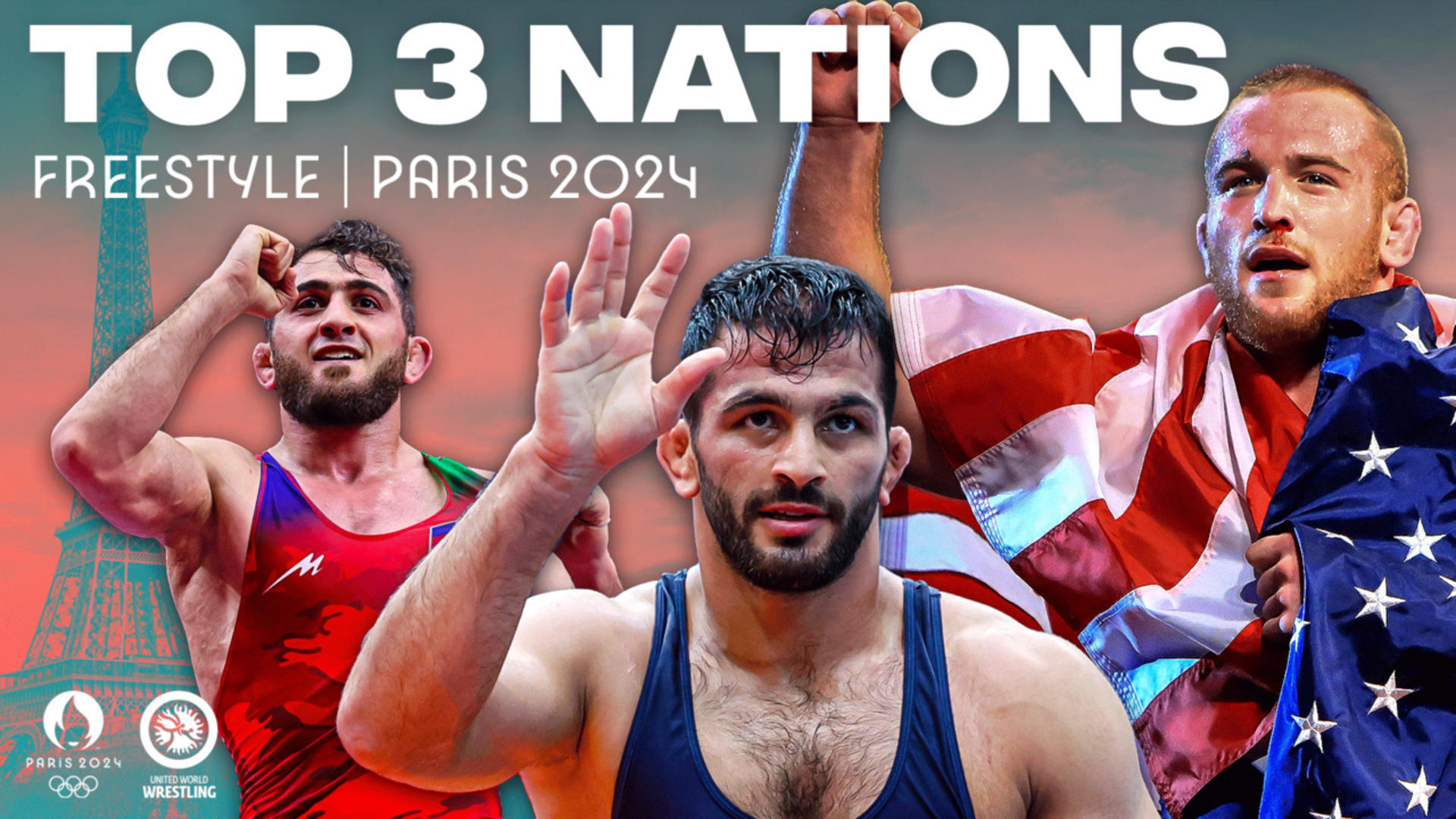 The best freestyle wrestling nations competing at the Paris 2024 ...