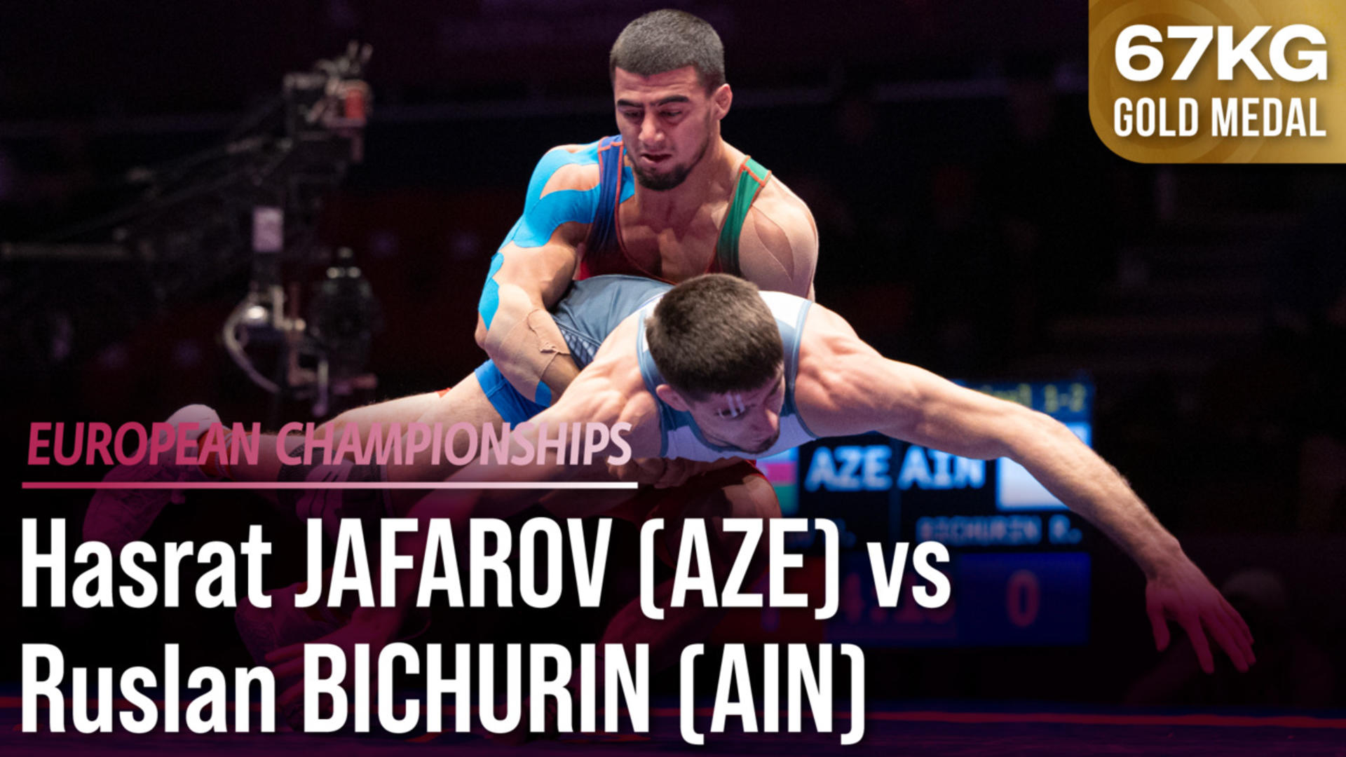 Hasrat JAFAROV (AZE) vs. Ruslan BICHURIN (AIN) | 2024 Seniors European ...