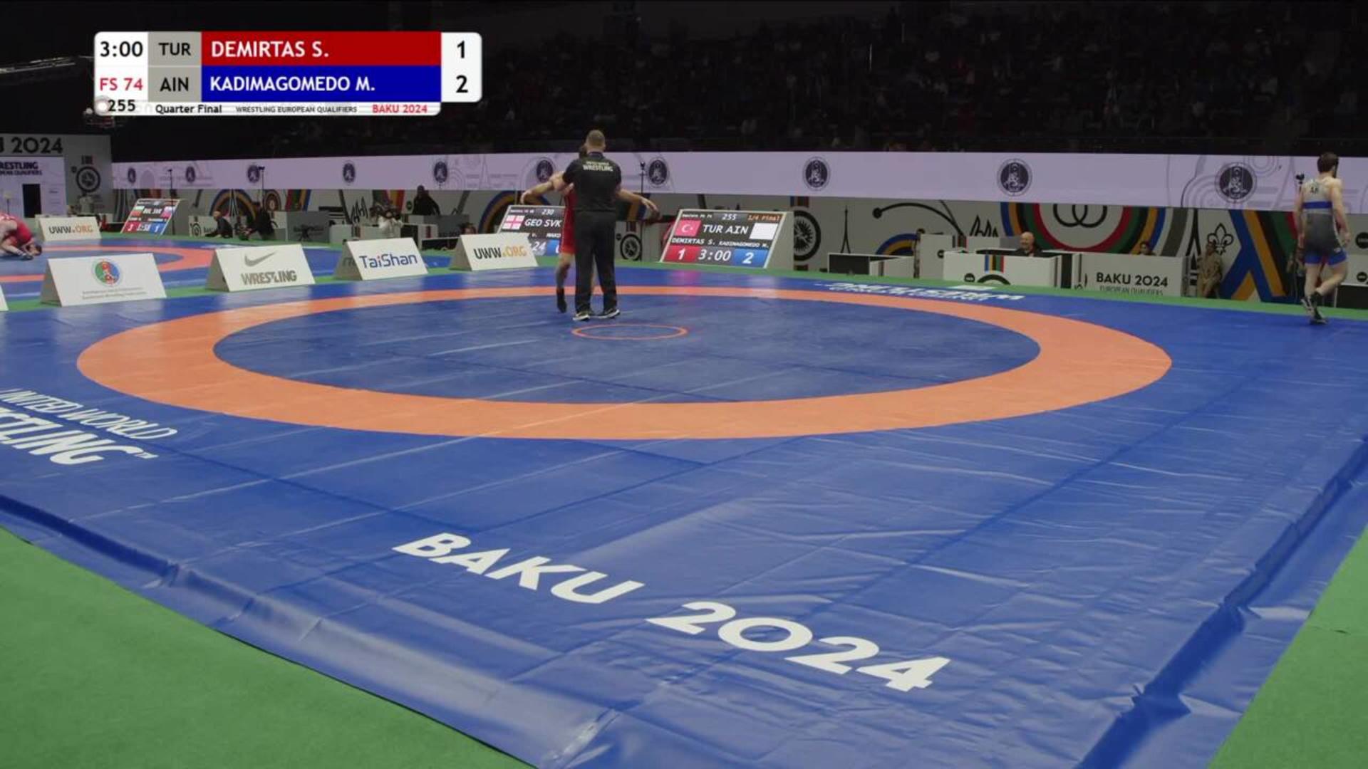 Soner DEMIRTAS (TUR) Vs. Magomedkhabib KADIMAGOMEDOV (AIN) | Wrestling ...