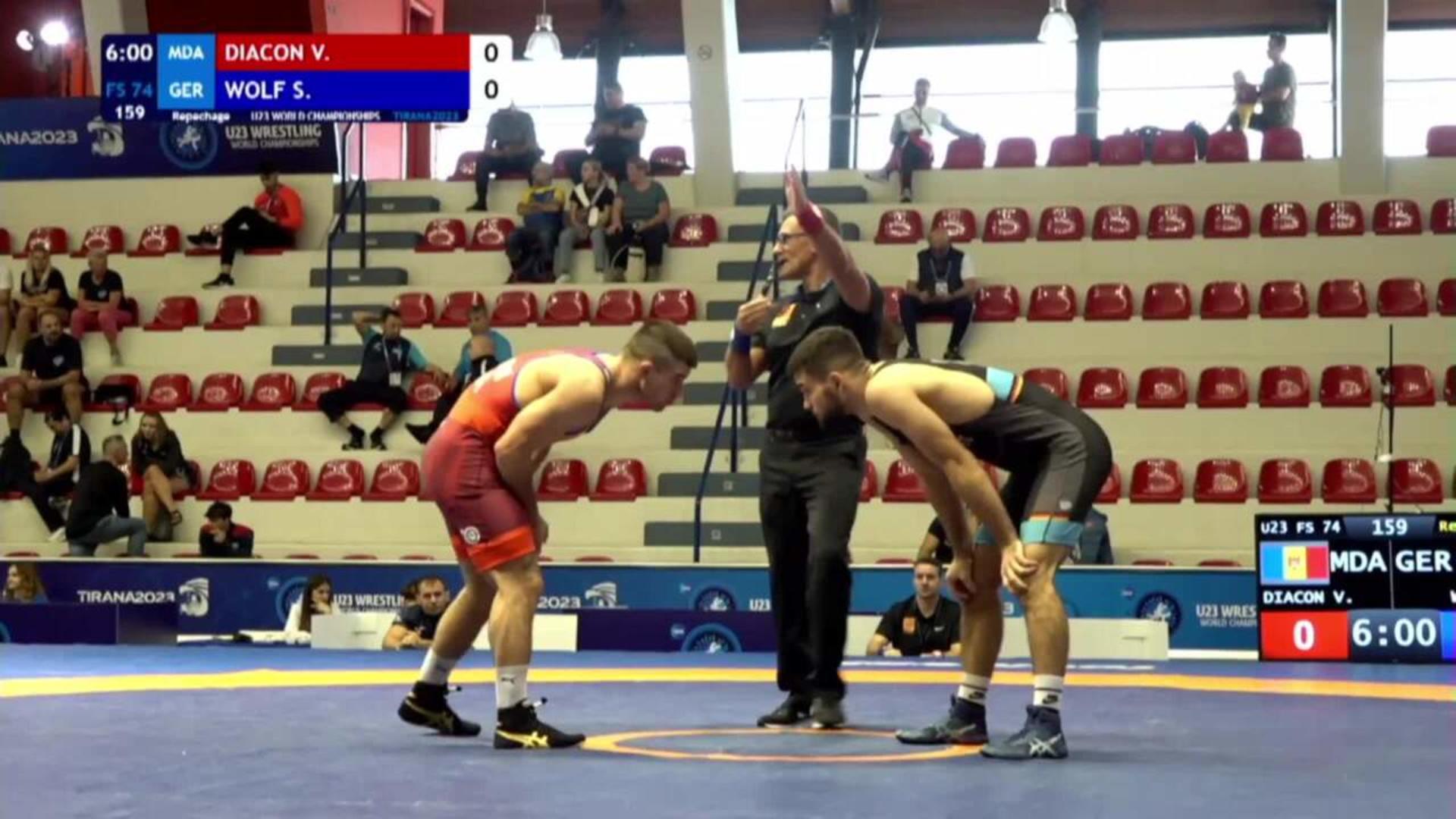 Vasile DIACON (MDA) Vs. Stas David WOLF (GER) | U23 World Championships ...