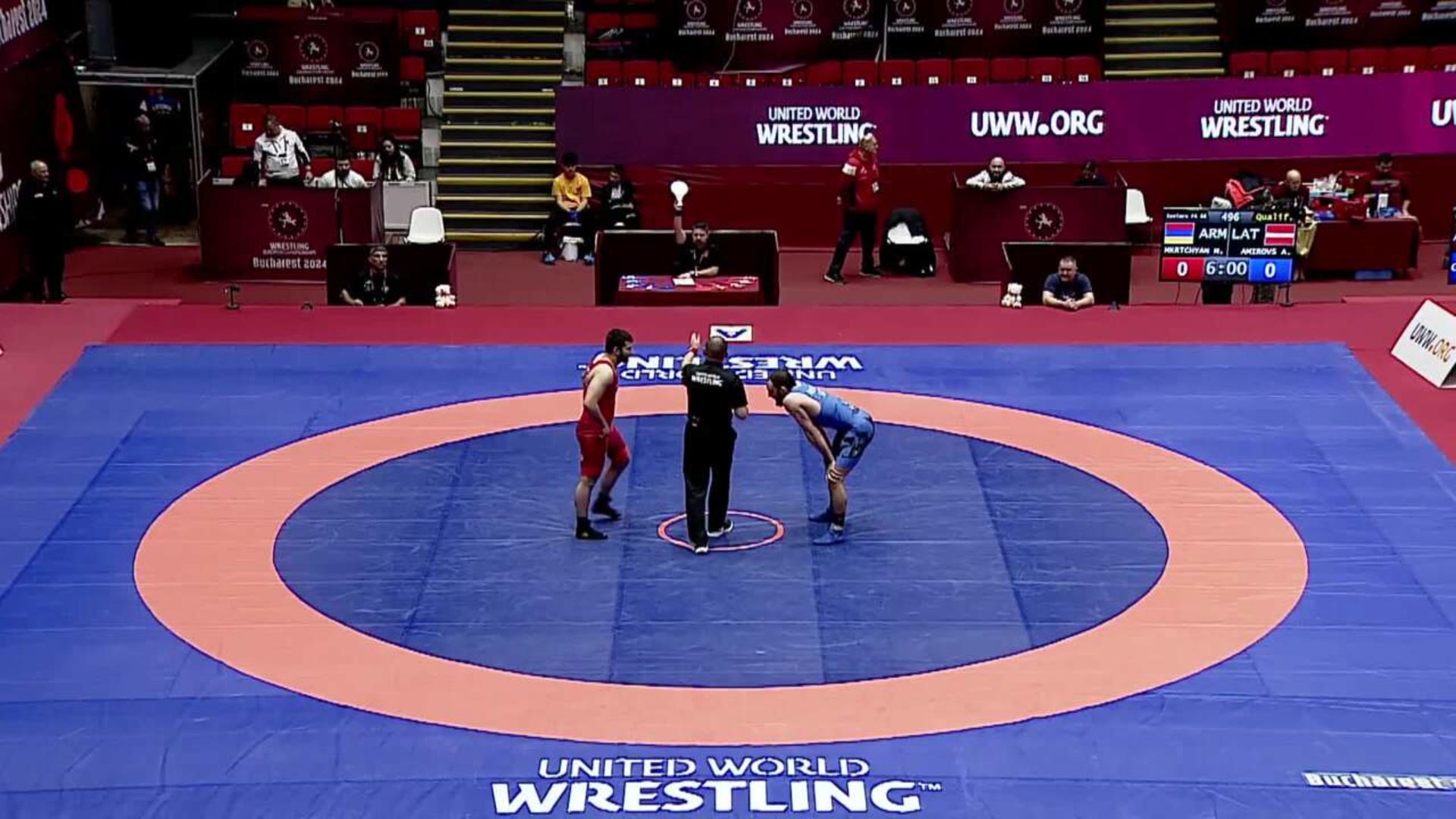 Mushegh MKRTCHYAN (ARM) vs. Alans AMIROVS (LAT) 2024 Seniors European