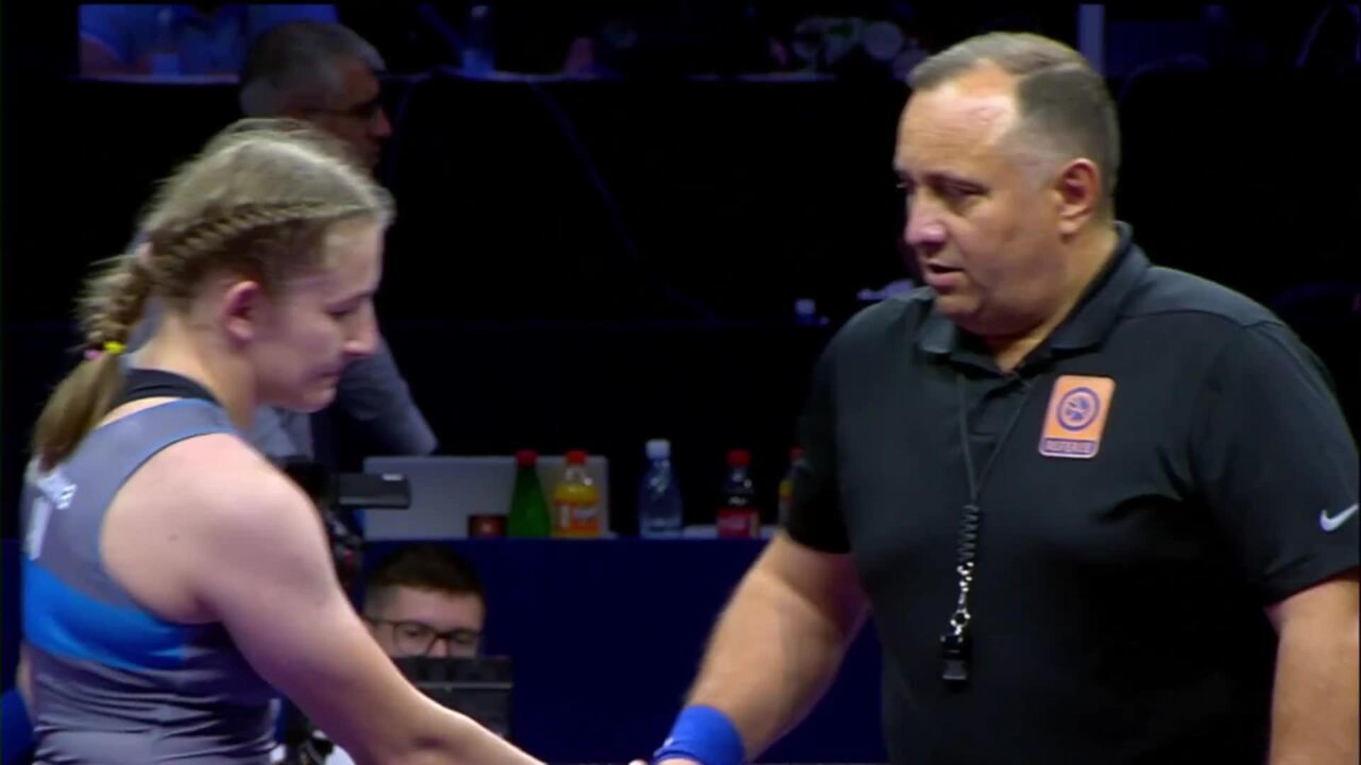 Irina KUZNETSOVA (KAZ) vs. Alina KASABIEVA (AIN) | Seniors World ...