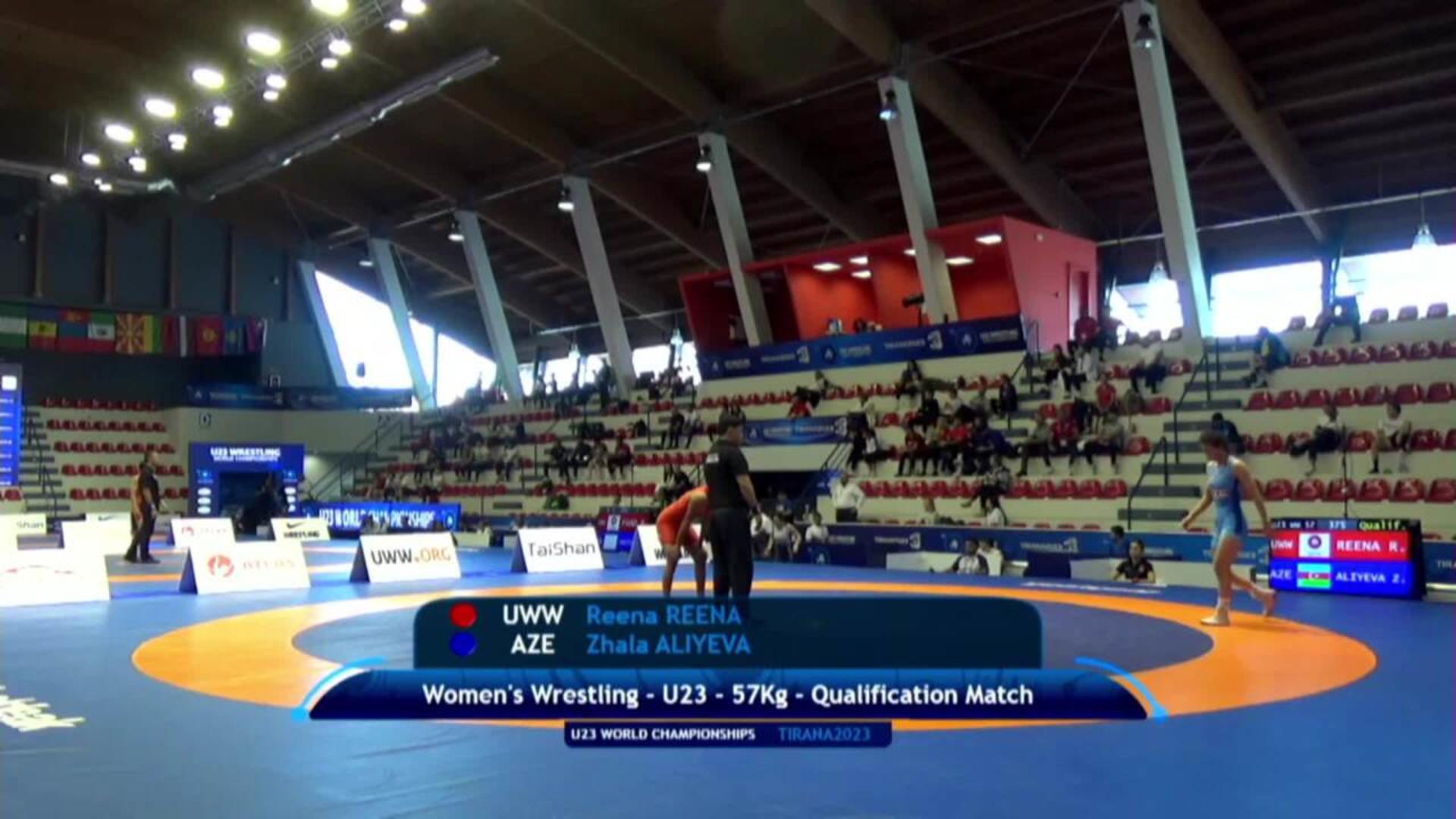 Reena REENA (UWW) vs. Zhala ALIYEVA (AZE) U23 World Championships