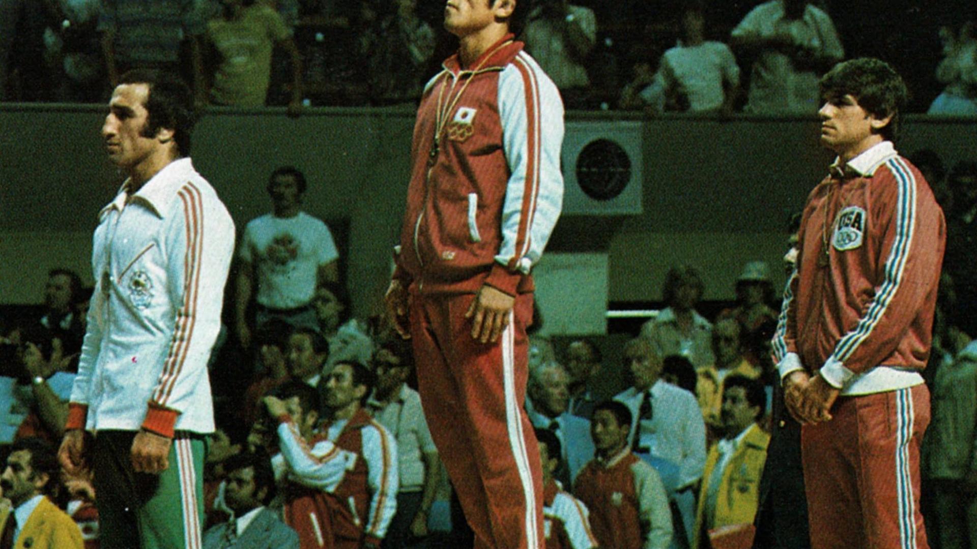 Jiichiro Date, the gold medalist in freestyle 74kg at the Montreal