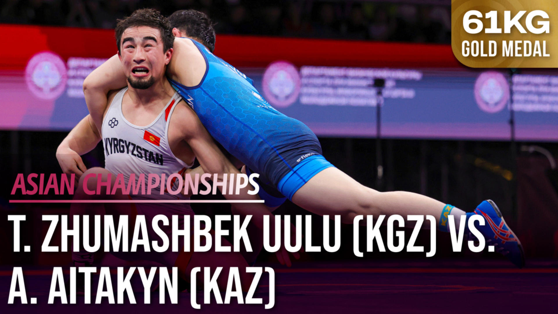 Taiyrbek ZHUMASHBEK UULU (KGZ) vs. Assyl AITAKYN (KAZ) | 2024 Seniors ...