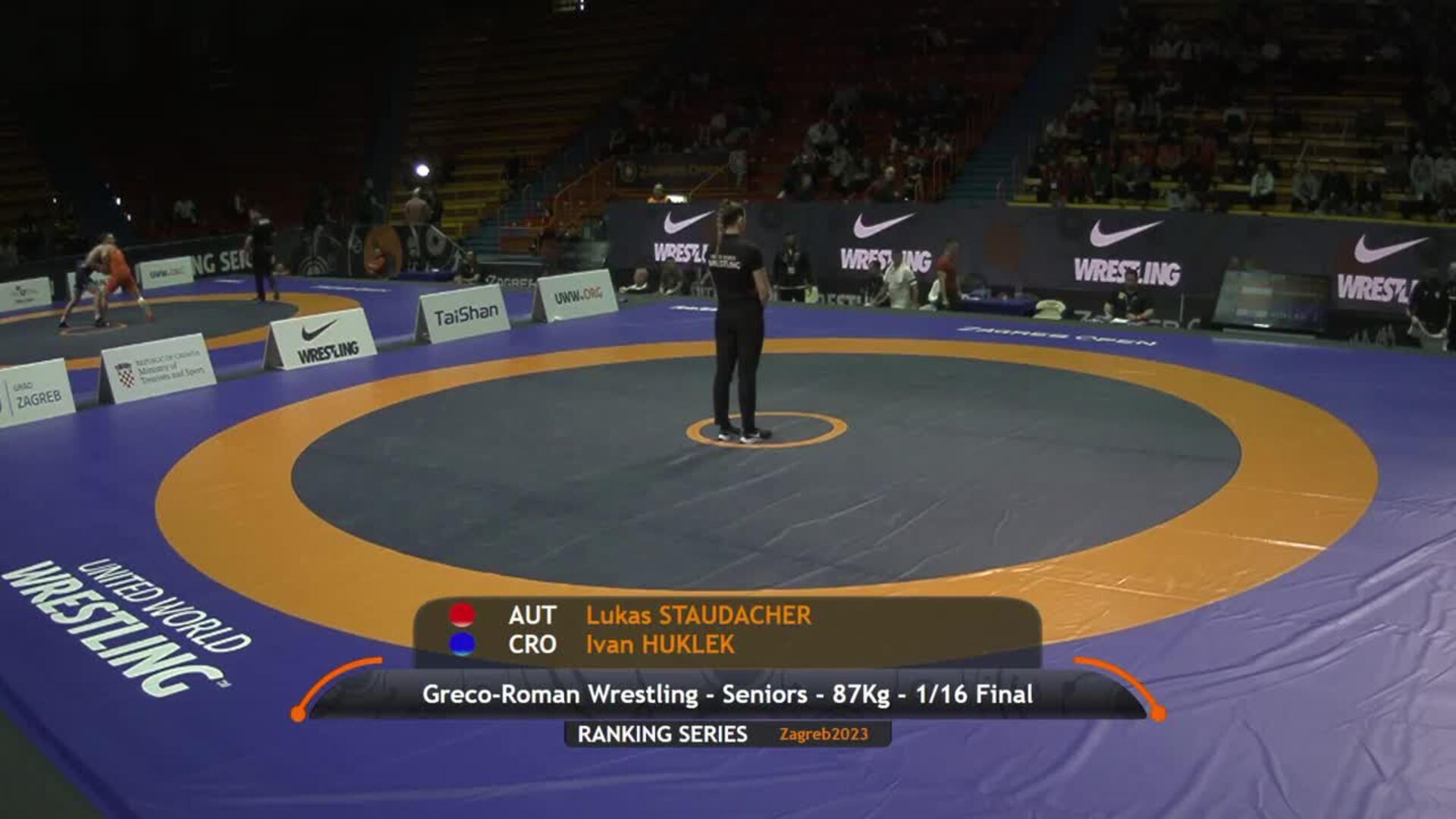 116 Final • Gr 87kg • Lukas Staudacher Aut Vs Ivan Huklek Cro 