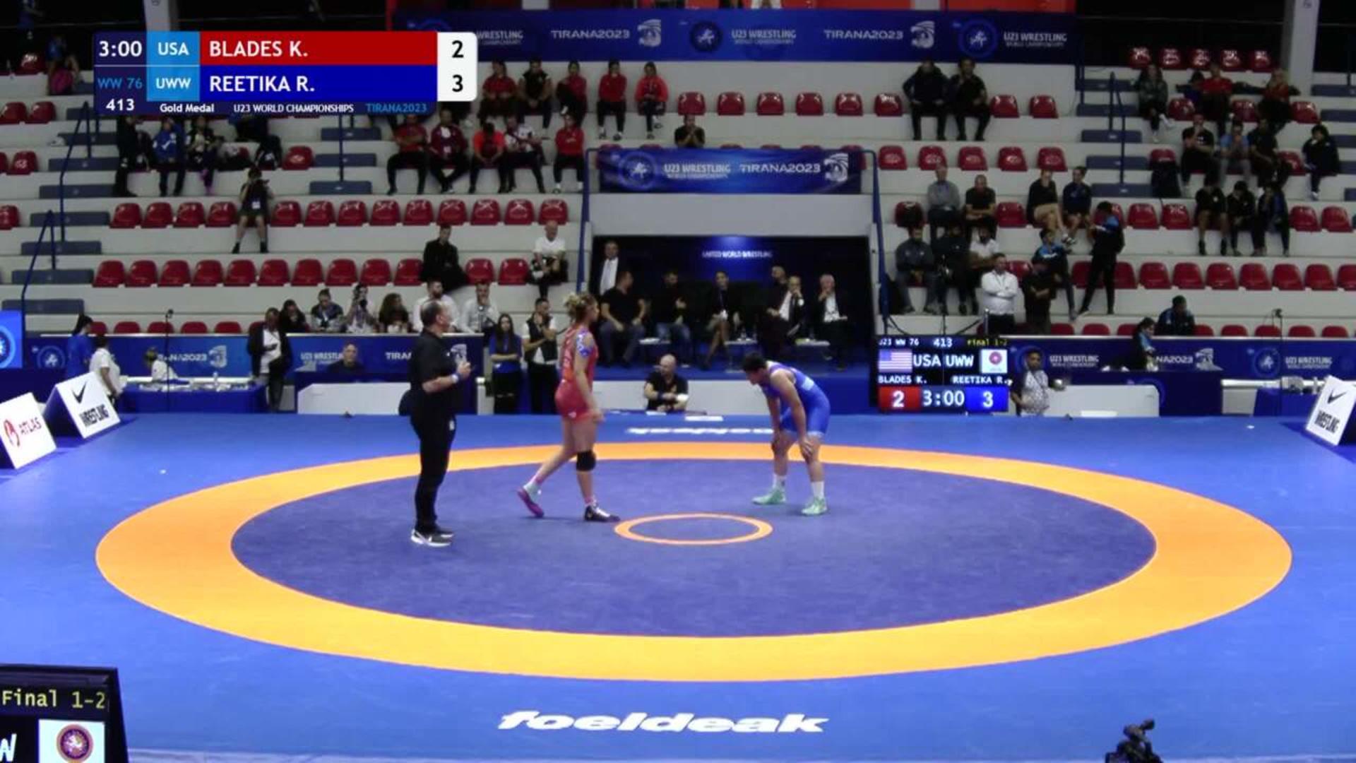 Kennedy Alexis BLADES (USA) vs. Reetika REETIKA (UWW) U23 World