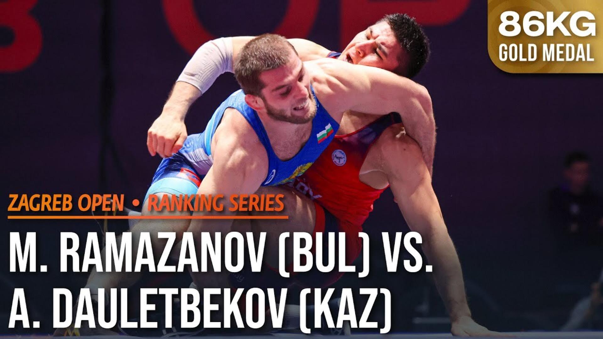 Azamat DAULETBEKOV (KAZ) vs. Magomed Eldarovitch RAMAZANOV (BUL ...