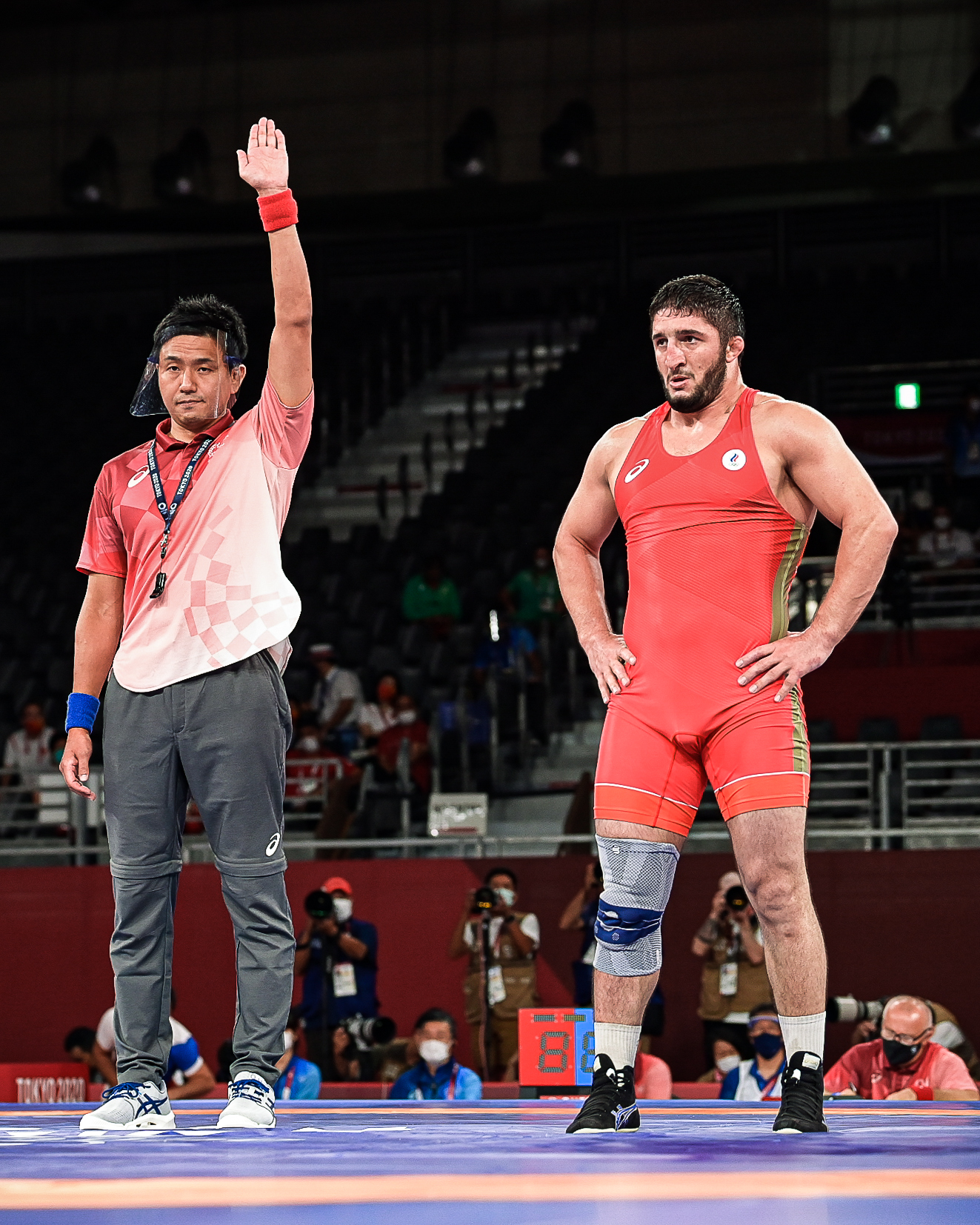 Abdulrashid Sadulaev won the 97kg gold medal after beating Kyle Snyder