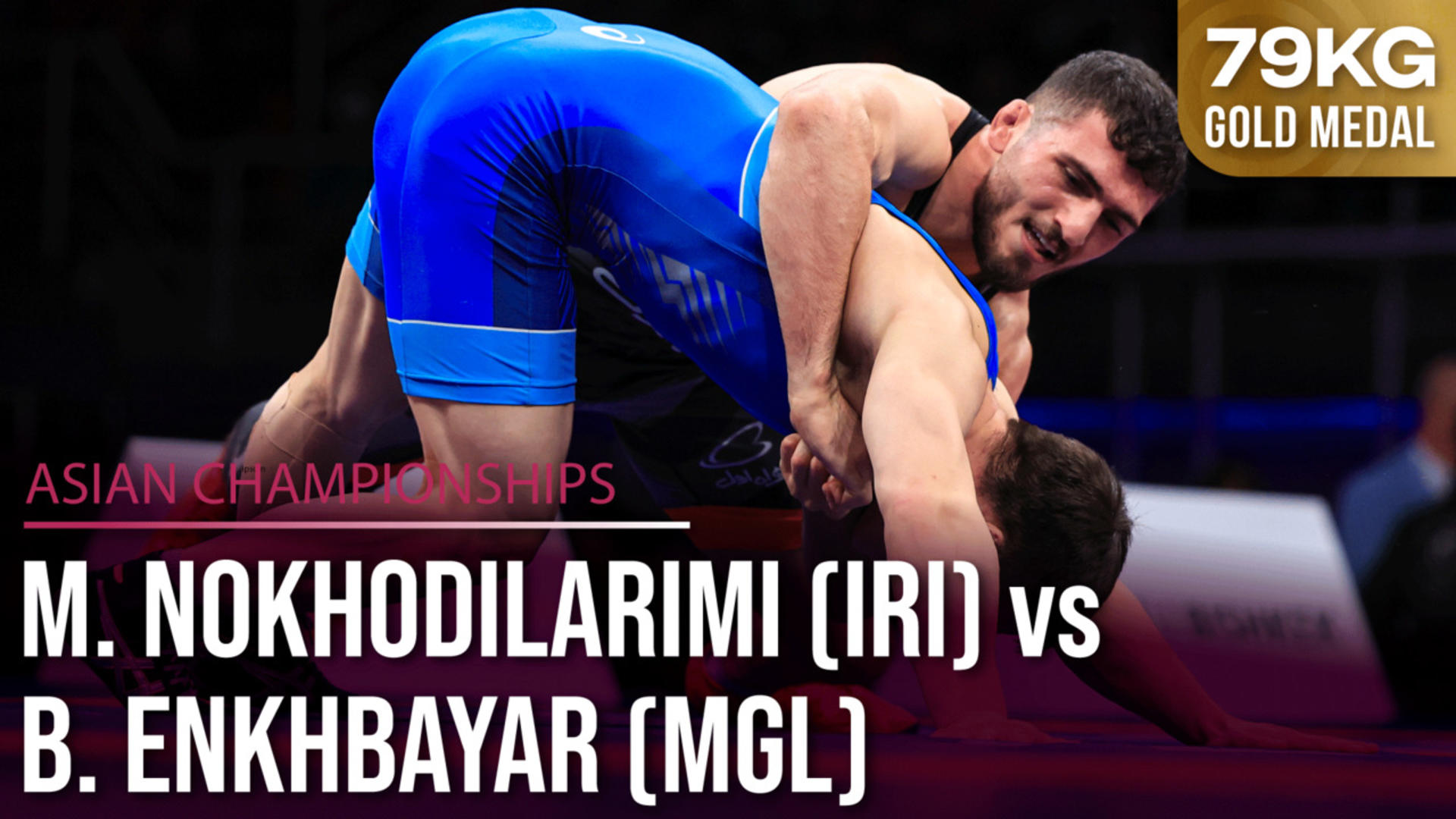 Mohammad Ashghar NOKHODILARIMI (IRI) vs. Byambadorj ENKHBAYAR (MGL ...